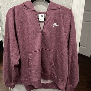 Nike fleece sweater 1-4 zip up